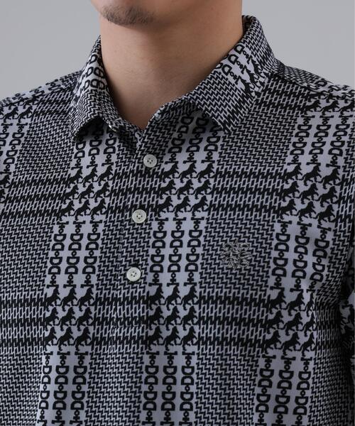 St ANDREWS ポロシャツ 「St ANDREWS」ホースビットチェックジャガード