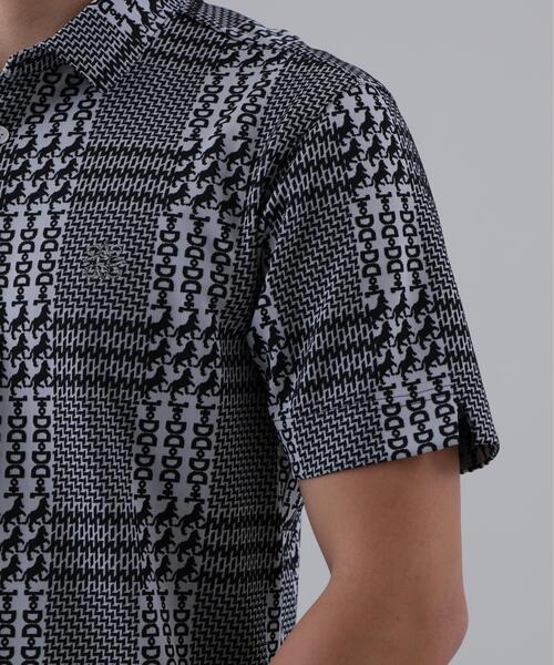 St ANDREWS ポロシャツ 「St ANDREWS」ホースビットチェックジャガード