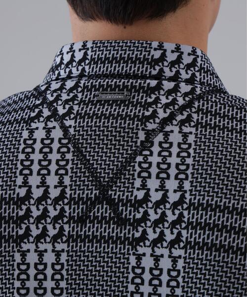 St ANDREWS ポロシャツ 「St ANDREWS」ホースビットチェックジャガード