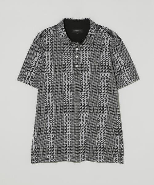 St ANDREWS ポロシャツ 「St ANDREWS」ホースビットチェックジャガード