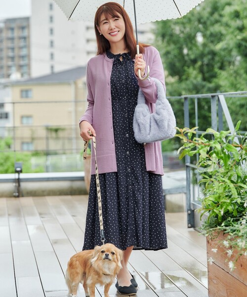 Tiaclasse ワンピース 襟フリルリボンワンピース : ZOZOTOWN Yahoo!店