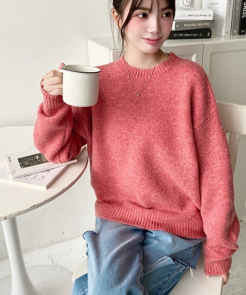 「moment+」 長袖ニット L アイボリー レディース_画像2