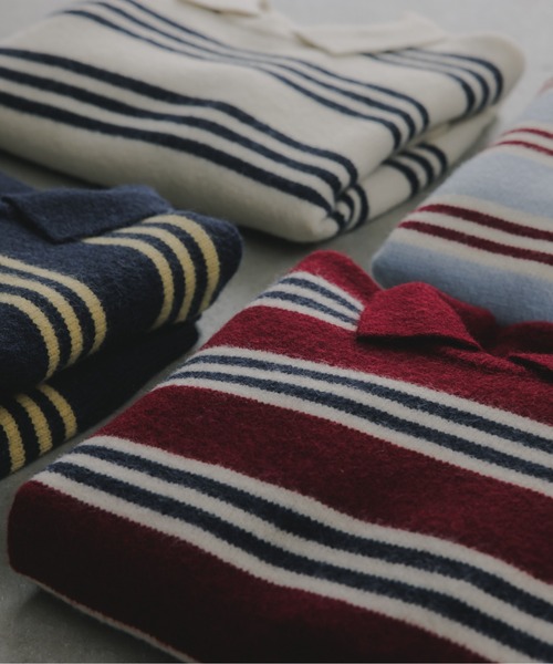 「210nouve」 長袖ニット FREE アイボリー レディース_画像3