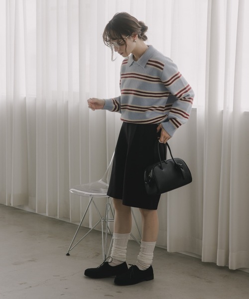 「210nouve」 長袖ニット FREE アイボリー レディース_画像5