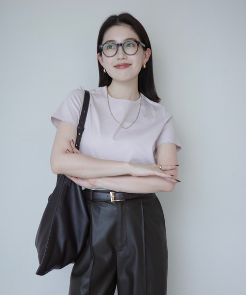 「anuans」 半袖Tシャツ SMALL ホワイト レディース_画像7