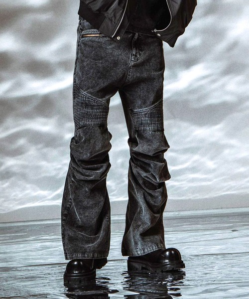 NO ID.（ノーアイディー） パンツ 「NO ID.」Langwid Riders Pants