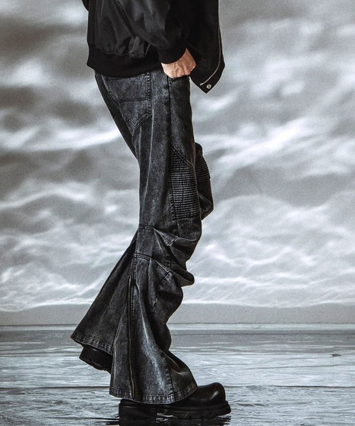 NO ID.（ノーアイディー） パンツ 「NO ID.」Langwid Riders Pants
