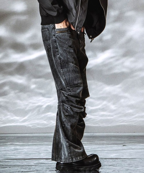 NO ID.（ノーアイディー） パンツ 「NO ID.」Langwid Riders Pants
