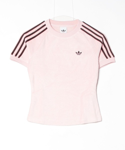 インディバ レディースTシャツ バスタオル adidas（アディダス） adidas tシャツ 半袖 テリータオル カリ 半袖T