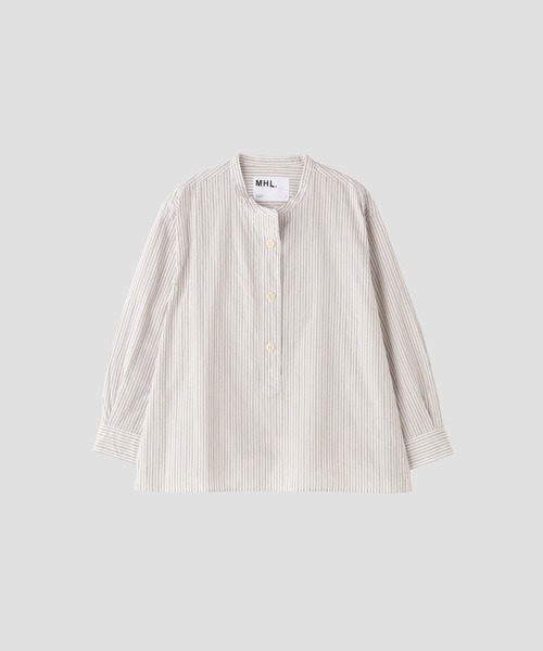 「MHL.」 長袖ブラウス 1 ホワイト レディース_画像4