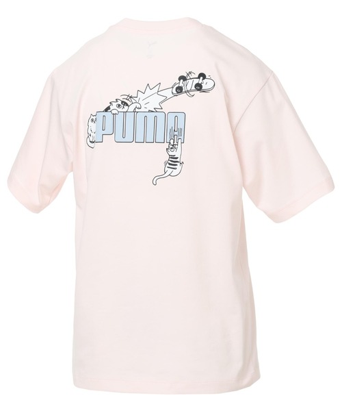 PUMA（プーマ） tシャツ 半袖 PUMA ANIMAL GRAPHIC TEE レディース