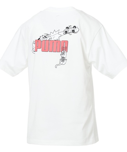 PUMA（プーマ） tシャツ 半袖 PUMA ANIMAL GRAPHIC TEE レディース