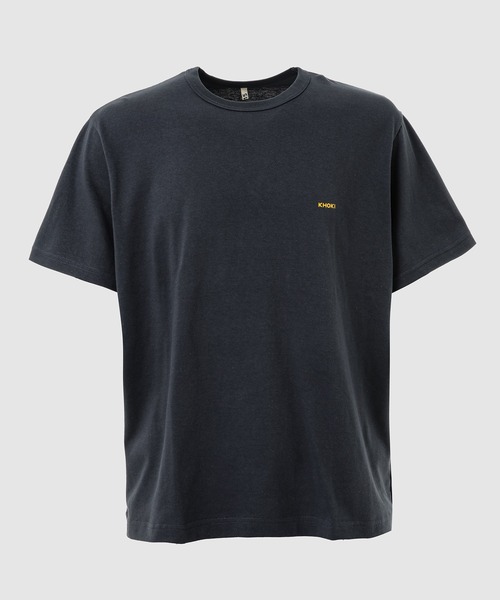 KHOKI Tシャツ ブラック 新品 KHOKI（コッキ） tシャツ Printed T-shirt メンズ レディース