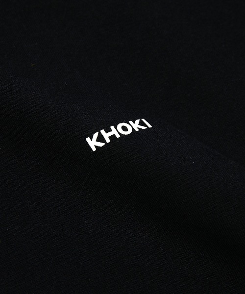 KHOKI Tシャツ ブラック 新品 KHOKI（コッキ） tシャツ Printed T-shirt メンズ レディース