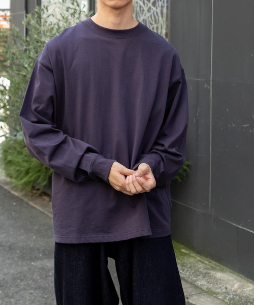 「FORK&SPOON」 長袖Tシャツ 5 ベージュ メンズ_画像2