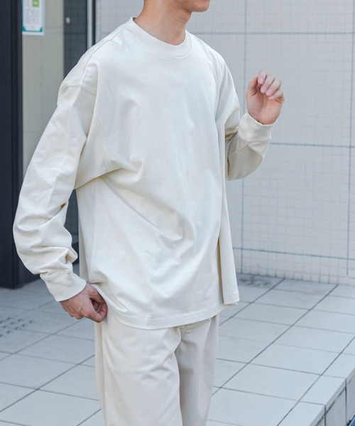 「FORK&SPOON」 長袖Tシャツ 5 ベージュ メンズ_画像5