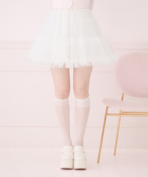 Pal elfy スカート ボリュームチュールミニスカート : ZOZOTOWN Yahoo