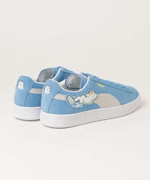 「PUMA」 ローカットスニーカー 24.5cm ブルー メンズ_画像2