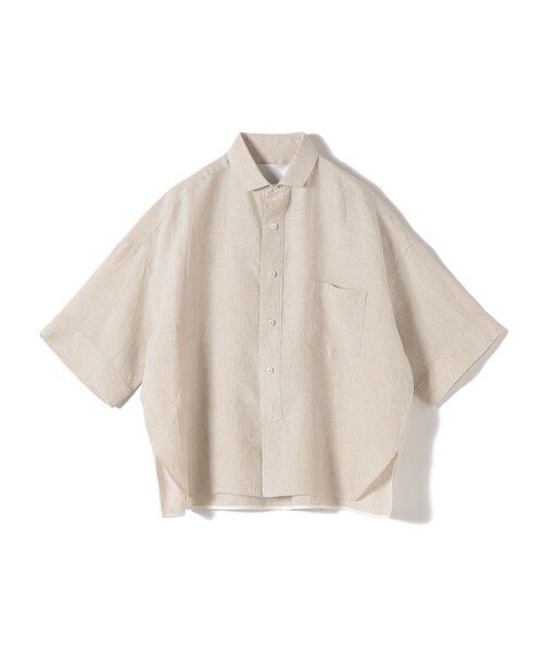 TICCA（ティッカ） ブラウス シャツ TICCA:「手洗い可能」リネン 半袖
