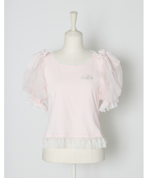 mellfy memory（メルフィーメモリー） tシャツ 半袖 Melty ribbon puff