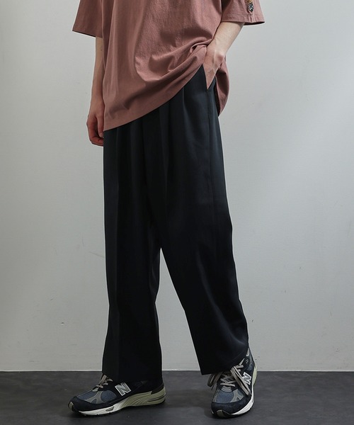 「JUNRED」 スラックス L チャコールグレー メンズ_画像2