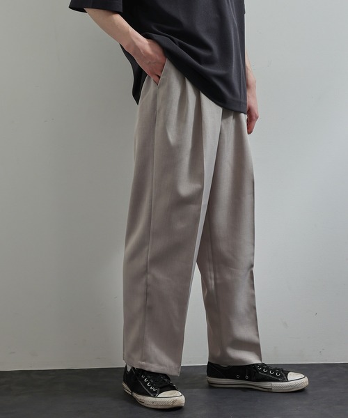 「JUNRED」 スラックス L チャコールグレー メンズ_画像7