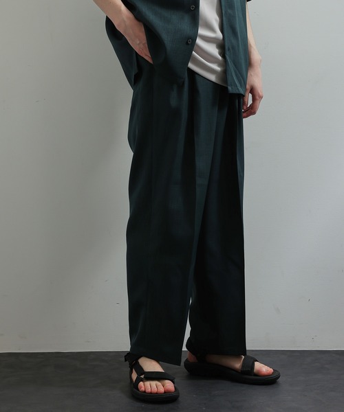 「JUNRED」 スラックス L チャコールグレー メンズ_画像8