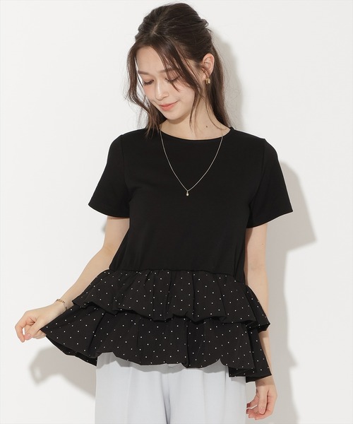 WILLSELECTION（ウィルセレクション） tシャツ 半袖 ドットバルーン