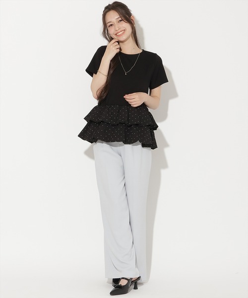 WILLSELECTION（ウィルセレクション） tシャツ 半袖 ドットバルーン