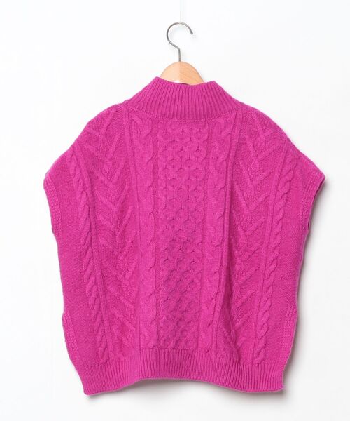 「Oldderby Knitwear」 ノースリーブニット ONE SIZE ピンク系その他 レディース_画像2