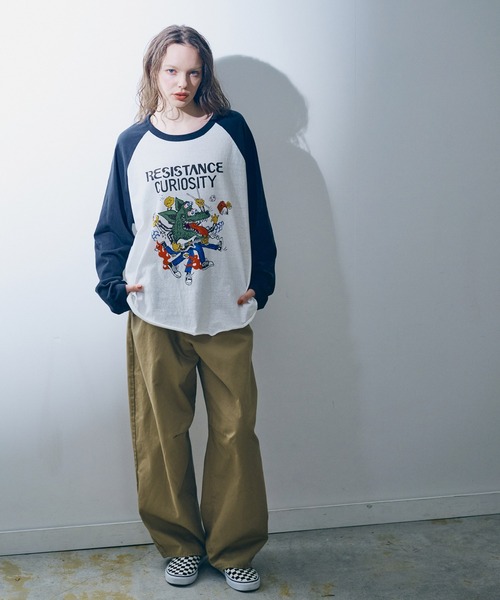 「RNA」 チノパンツ MEDIUM ベージュ レディース_画像8