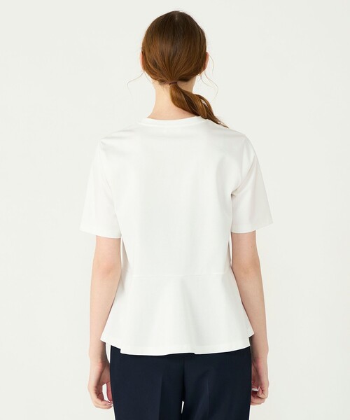 Ballsey（ボールジィ） tシャツ 半袖 スーピマモクロディ ペプラムT