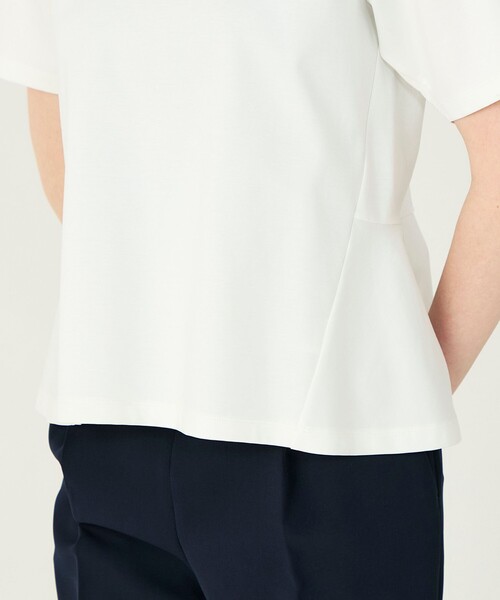 Ballsey（ボールジィ） tシャツ 半袖 スーピマモクロディ ペプラムT