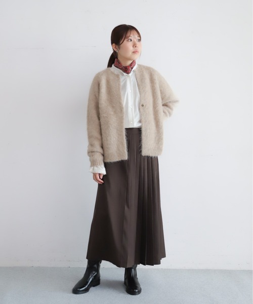 NOMBRE IMPAIR（ノンブルアンペール） カーディガン アルパカシャギー