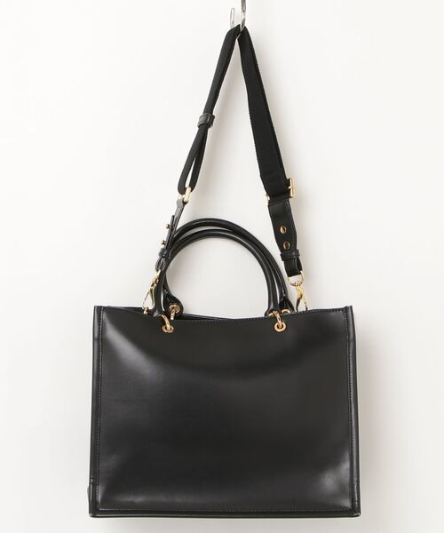 「CHARLES & KEITH」 2WAYバッグ L ブラック レディース_画像2