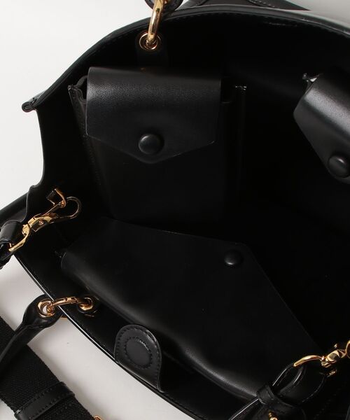 「CHARLES & KEITH」 2WAYバッグ L ブラック レディース_画像4