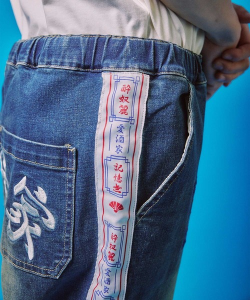 「JACKROSE」 デニムパンツ L ライトインディゴブルー メンズ_画像6