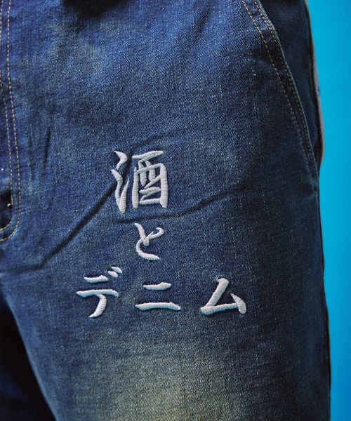 「JACKROSE」 デニムパンツ L ライトインディゴブルー メンズ_画像9