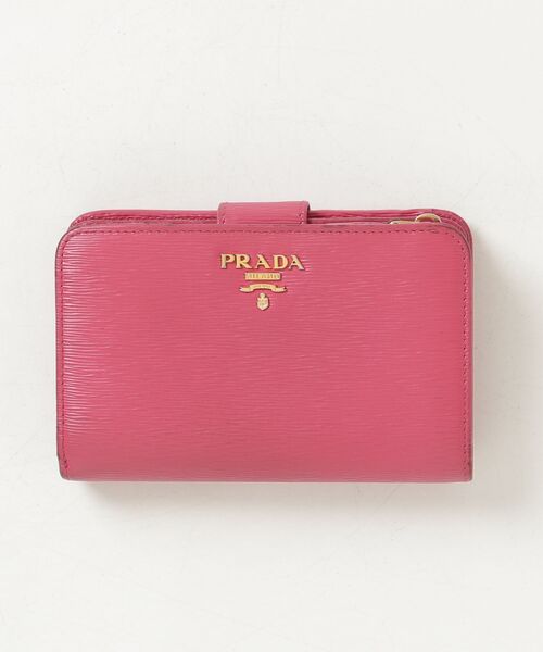 PRADA（プラダ） サフィアーノレザー 財布 TU ピンク レディース