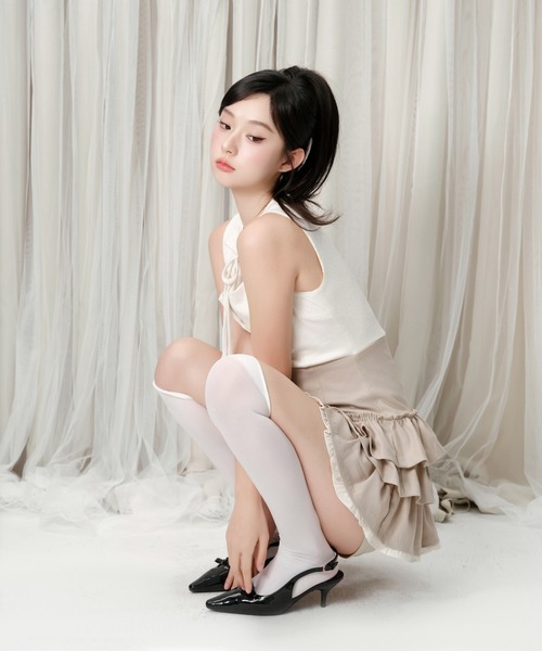 ANDWANG ワンピース Elegance Ribbon Dress : ZOZOTOWN Yahoo!店