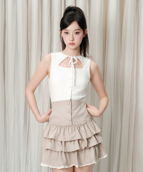 ANDWANG ワンピース Elegance Ribbon Dress : ZOZOTOWN Yahoo!店