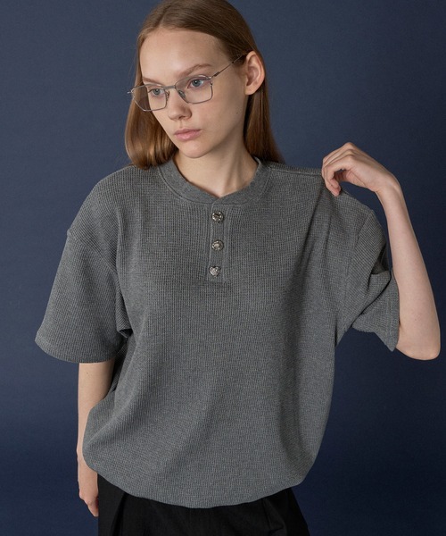 「ONCILY」 半袖Tシャツ LARGE ブラック メンズ_画像6