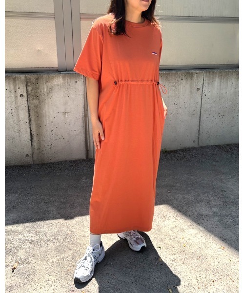 「THOUSAND MILE」 半袖ワンピース FREE グレー レディース_画像5