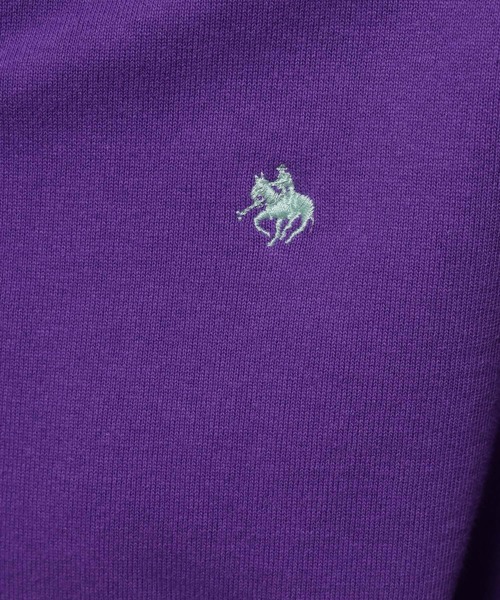「POLO BCS」 半袖カットソー LARGE パープル レディース_画像4