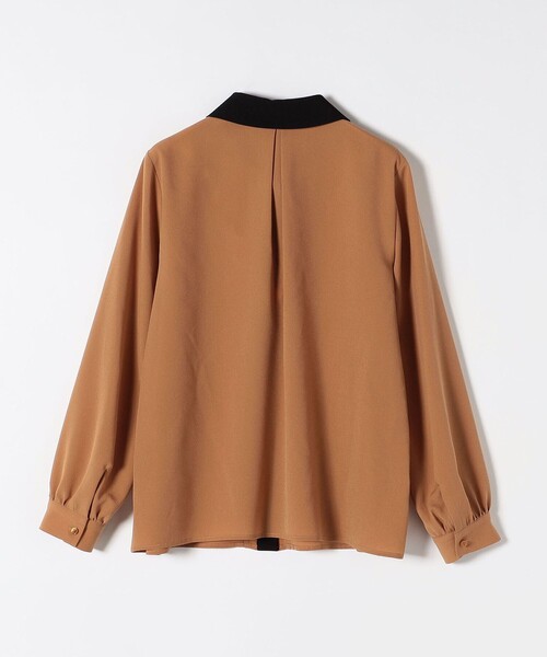 「SHIPS any」 長袖シャツ ONE SIZE キャメル レディース_画像2