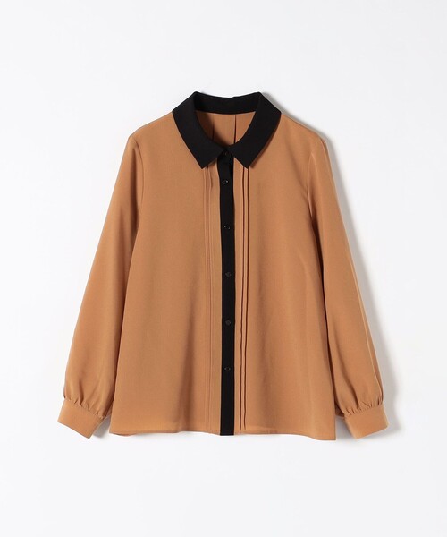 「SHIPS any」 長袖シャツ ONE SIZE キャメル レディース_画像8