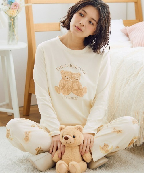 TETERA パジャマ ルームウェア TETERA/FUR PANTS レディース メンズ