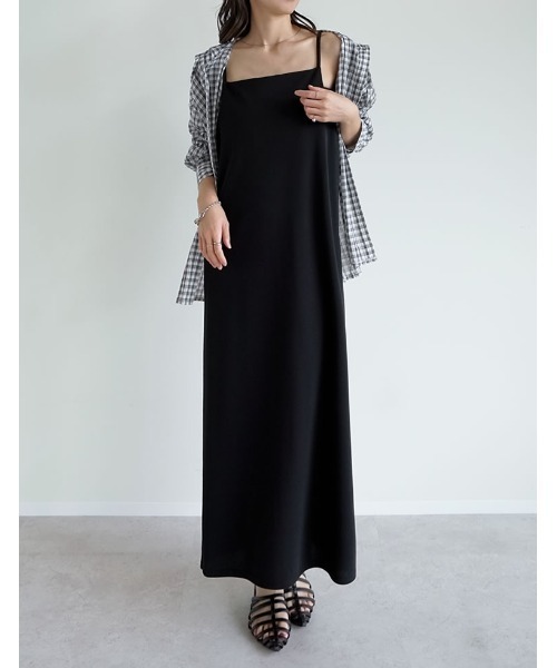 モスグリーンワンピース（サイズ（S/M/L）：LL（XL））の