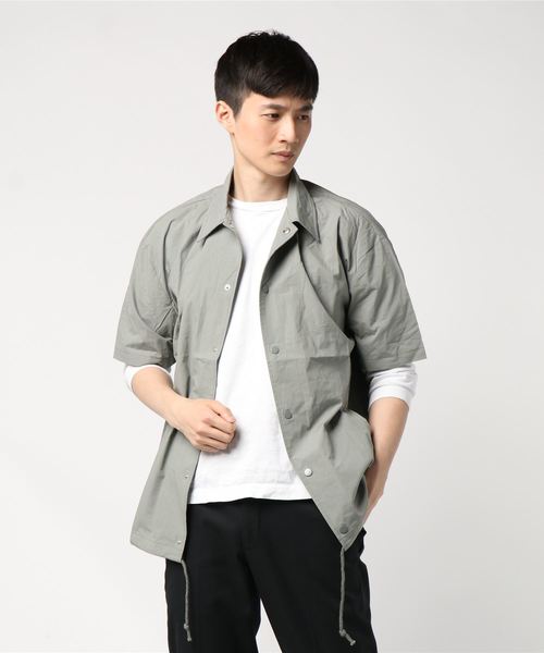Revo. ナイロンジャケット 「Revo.」ルーズシルエットコーチシャツ 