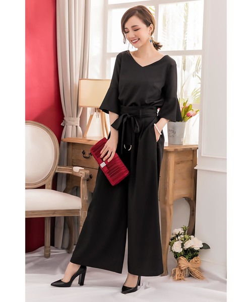 RUIRUE BOUTIQUE パンツドレス 結婚式パーティードレスペタル